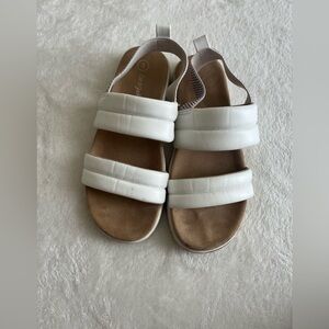 Cat & Jack White Double Strap Sandals